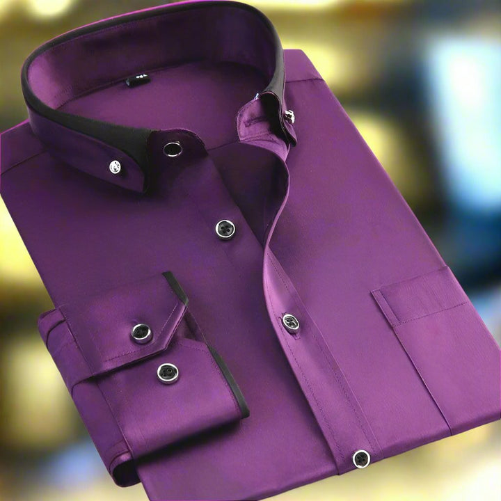 Adalbert | Camicia classica in cotone a maniche lunghe