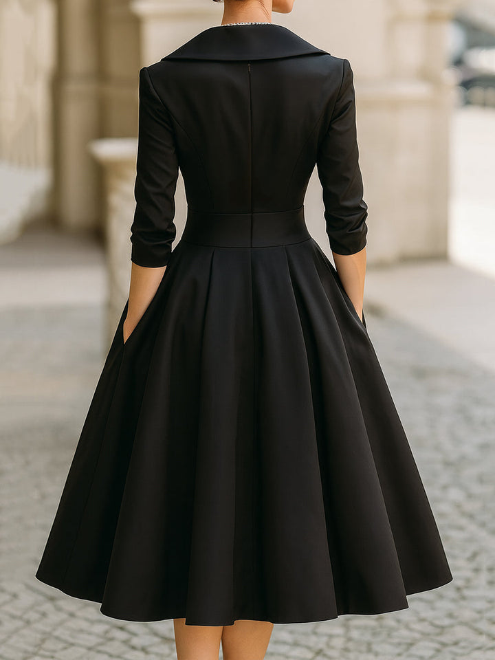 ALINA™|ABITO MIDI ELEGANTE