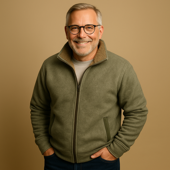 Giacca Casual in Fleece