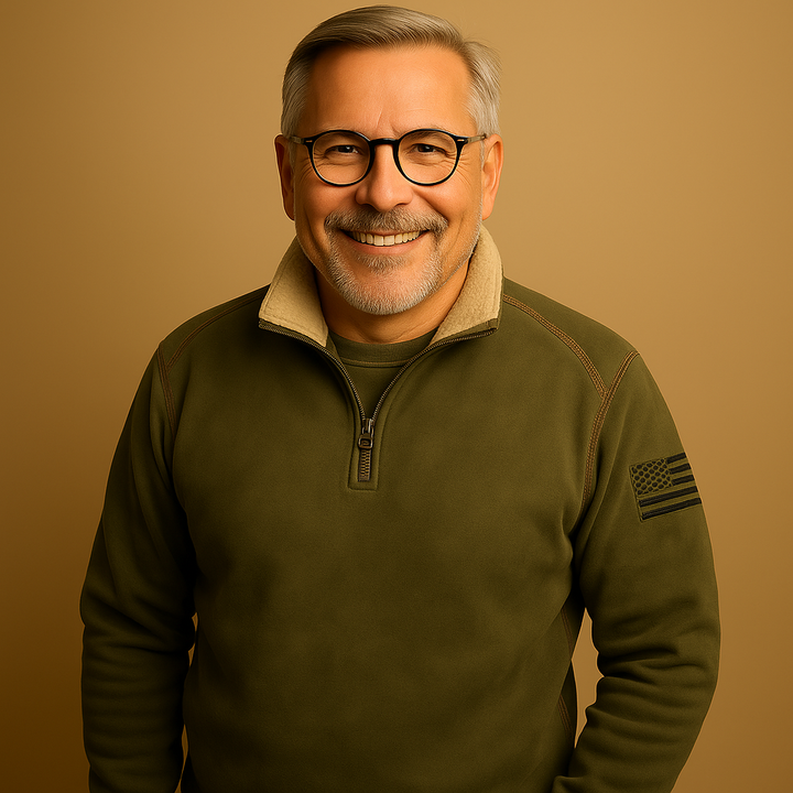 Pullover Autunnale con Mezzo Zip