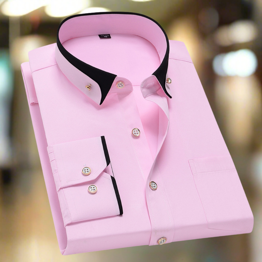 Adalbert | Camicia classica in cotone a maniche lunghe