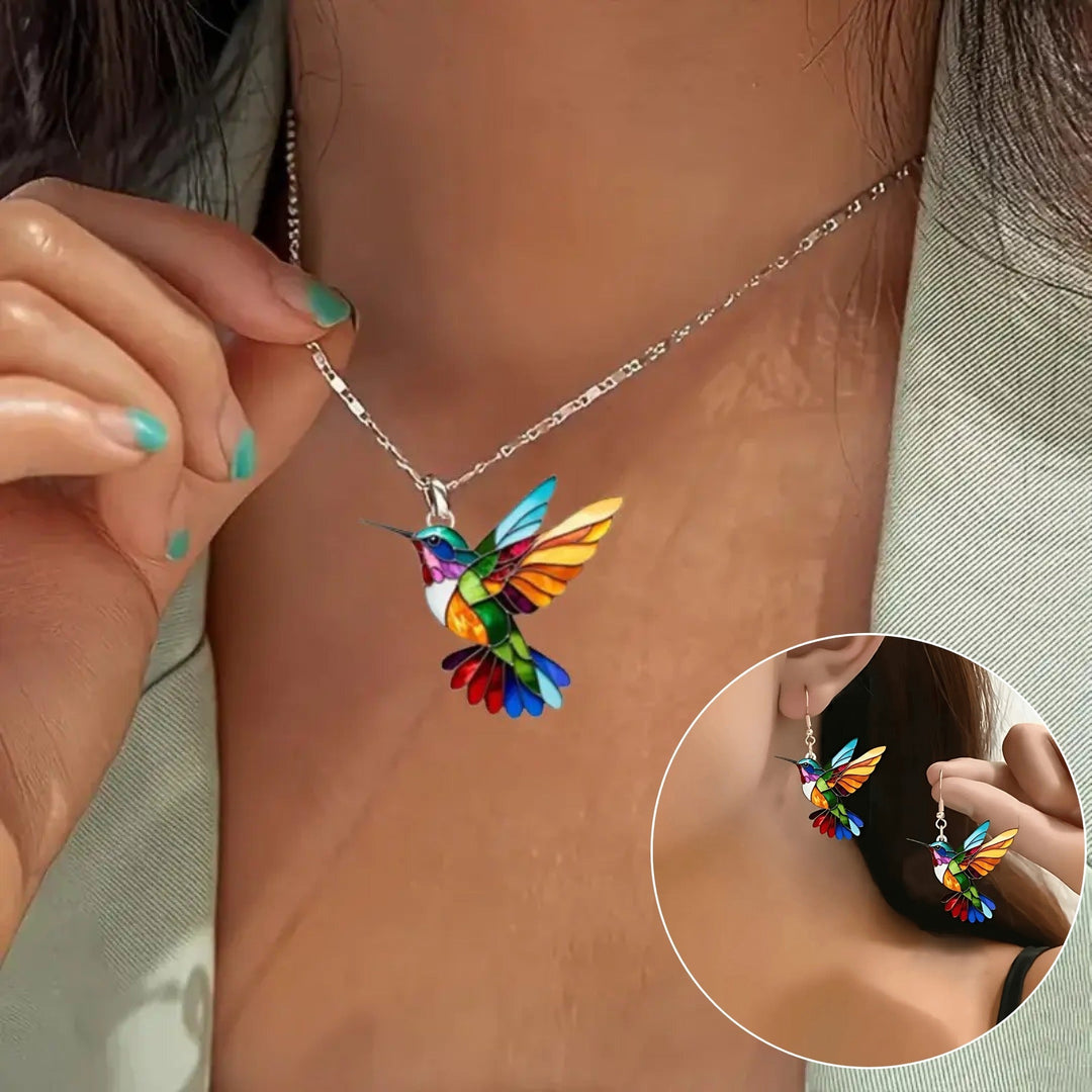Lola | Bellissima Collana con Colibrì