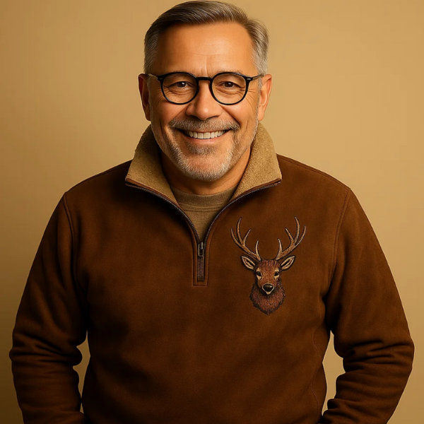 Pullover con Zip a Quarto