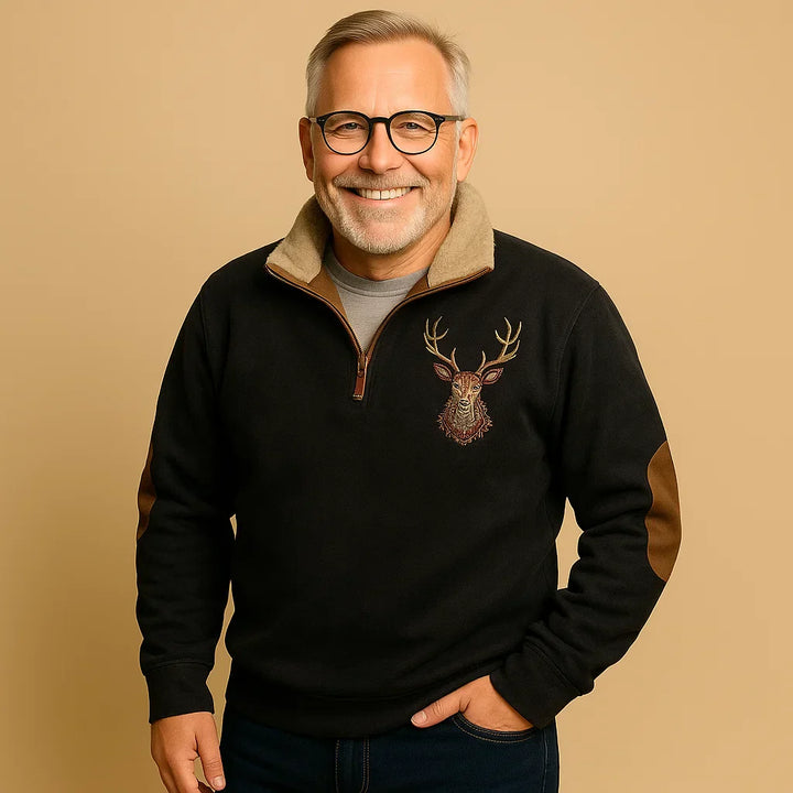 Pullover con Zip a Quarto