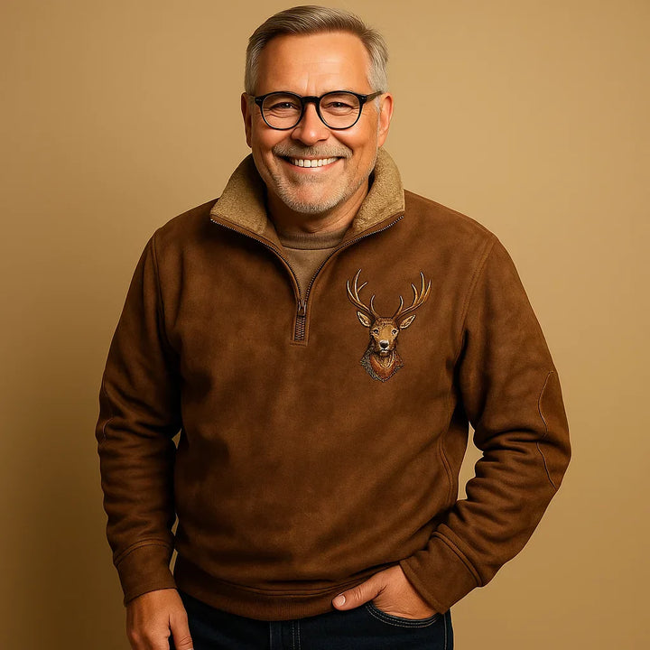 Pullover con Zip a Quarto