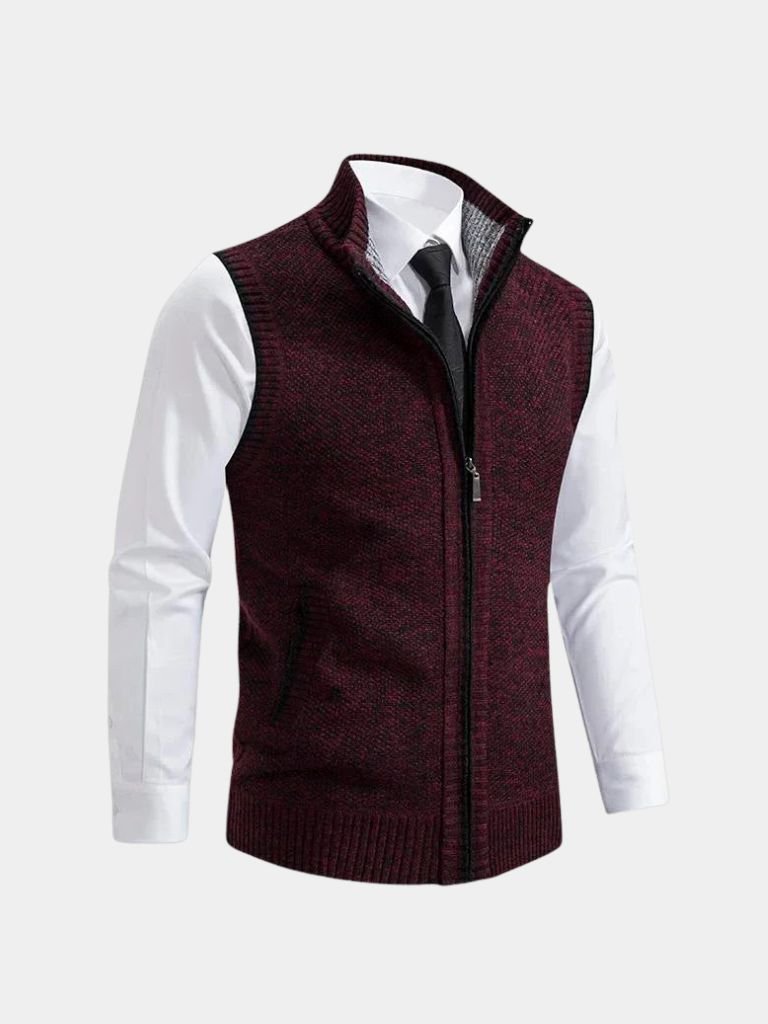 Viretti - Gilet Elegante con Zip Completa