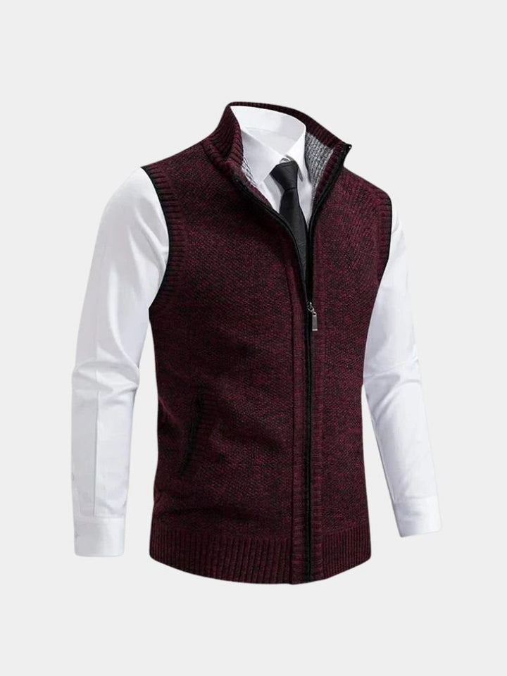 Viretti - Gilet Elegante con Zip Completa
